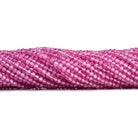 2.5mm Mystic Pink Quartz Cubes 12 inch 120 pieces - The Bead Traders