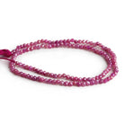 2.5mm Mystic Pink Quartz Microfaceted Rounds 12 inch 130 beads - The Bead Traders
