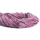 2.5mm Mystic Red Moonstone Microfaceted Round Beads 12 inch 140 pieces - The Bead Traders