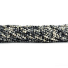2.5mm Picasso Jasper Microfaceted Rounds 12 inch 130 beads - The Bead Traders