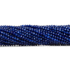 2.5mm Sodalite Microfaceted Round Beads 12 inch 135 pieces - The Bead Traders