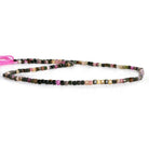 2.5mm Tourmaline Microfaceted Cube Beads 12 inch 135pcs - The Bead Traders