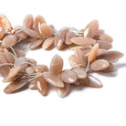 25x13-20x11mm Feldspar Moonstone Plain Top Drilled Marquise 15 inch 12 Beads - The Bead Traders