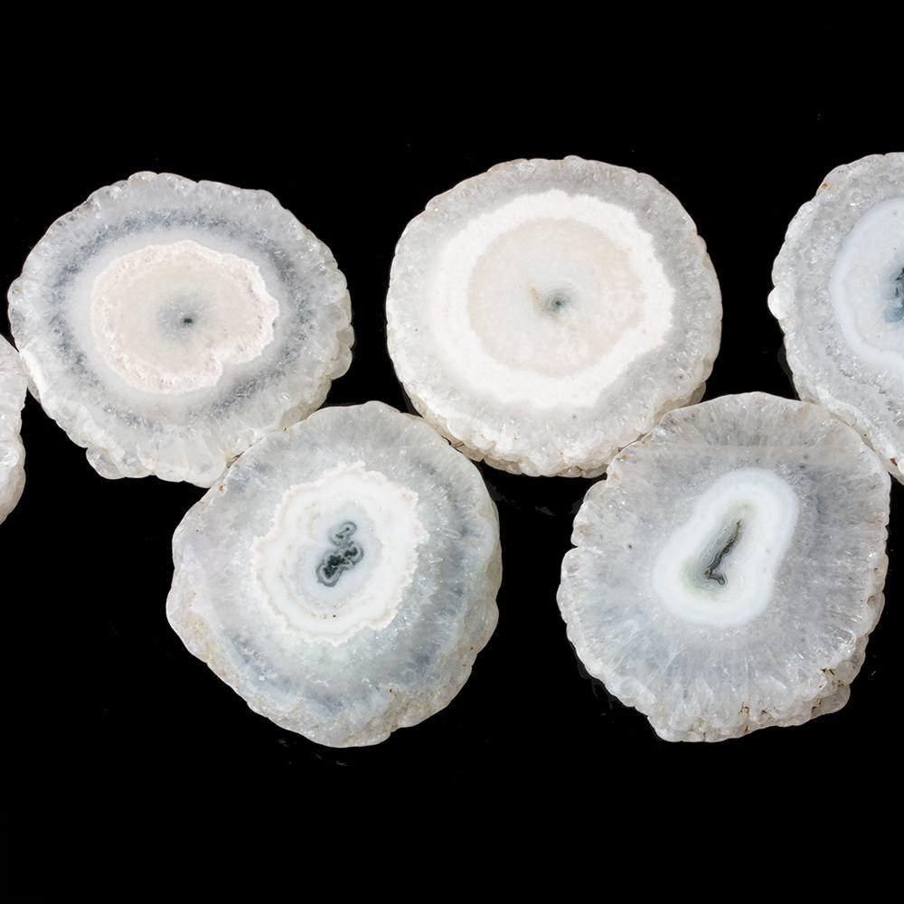 26-28mm Solar Quartz Slice Beads 8.5 inch 13 pieces - The Bead Traders