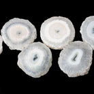26-28mm Solar Quartz Slice Beads 8.5 inch 13 pieces - The Bead Traders