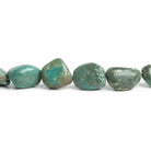 26x22mm Turquoise Plain Nuggets 15 inch 16 beads - The Bead Traders