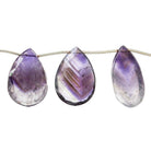 27x15-32x18mm Cape Amethyst faceted pear beads 8 inch 10 pieces - The Bead Traders