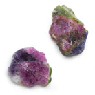 27x23mm Watermelon Tourmaline Slice Beads - Set of 2 - The Bead Traders