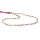 2.8mm Ametrine faceted rondelle beads 13.5 inch 250 pieces - The Bead Traders
