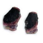28x20mm Watermelon Tourmaline Slice Beads - Set of 2 - The Bead Traders