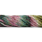 2mm Afghani Tourmaline Microfaceted Rounds 12 inch 150 beads - The Bead Traders