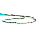 2mm African Turquoise Microfaceted Rounds 12 inch 160 beads - The Bead Traders