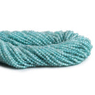 2mm Apatite Microfaceted Rounds 12 inch 155 beads - The Bead Traders