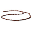 2mm Chocolate Jasper Plain Round Beads, 15 inch - The Bead Traders