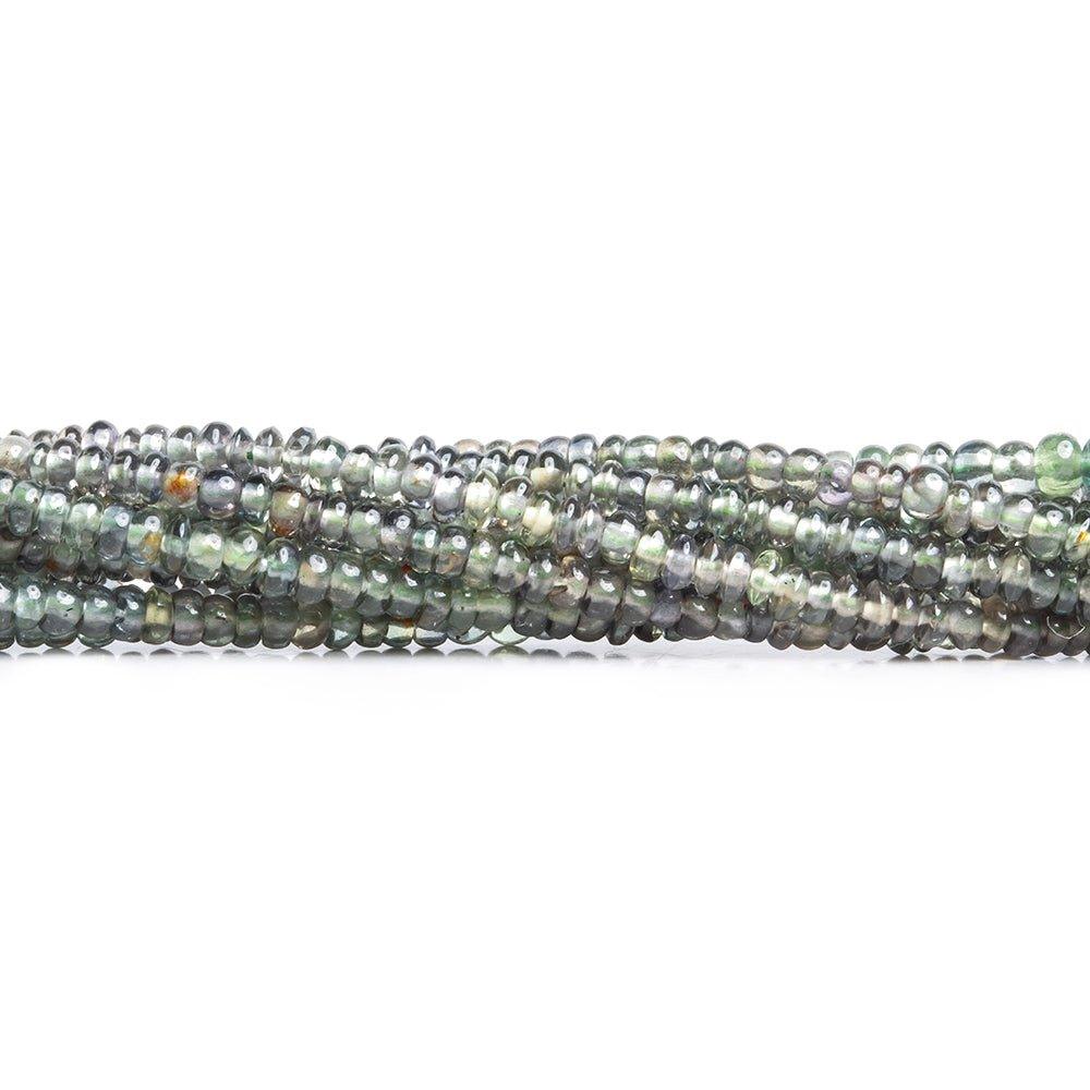 2mm Color Change Sapphire Plain Rondelle Beads 15 inch 250 pieces - The Bead Traders
