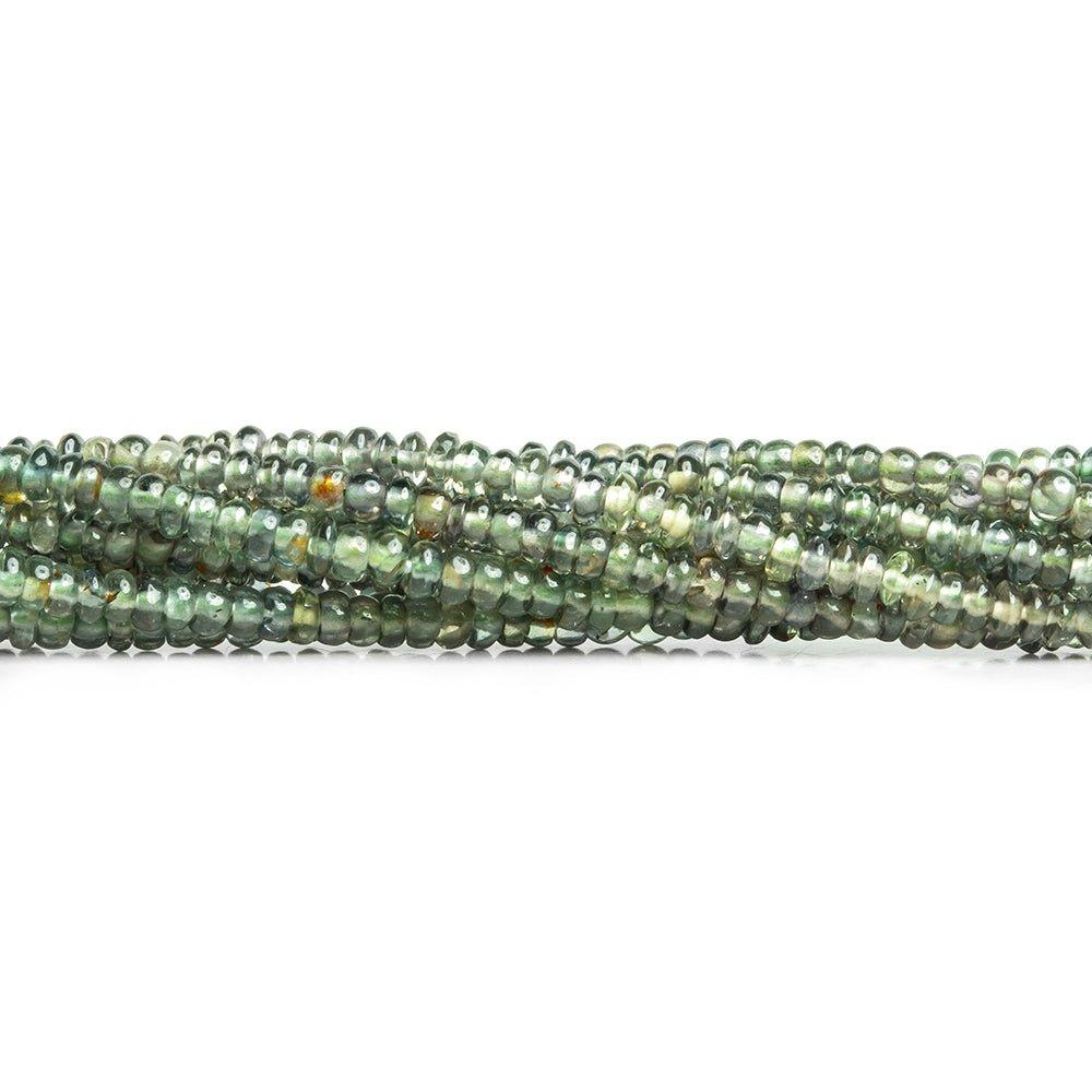 2mm Color Change Sapphire Plain Rondelle Beads 15 inch 250 pieces - The Bead Traders