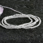 2mm Crystal Quartz plain round beads 15 inch - The Bead Traders