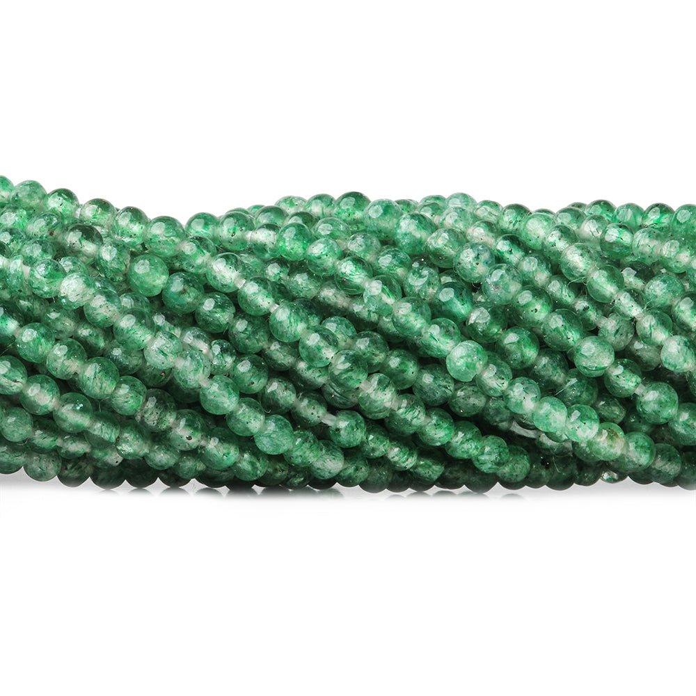 2mm Emerald Green Aventurine Plain Round Beads, 15 inch - The Bead Traders