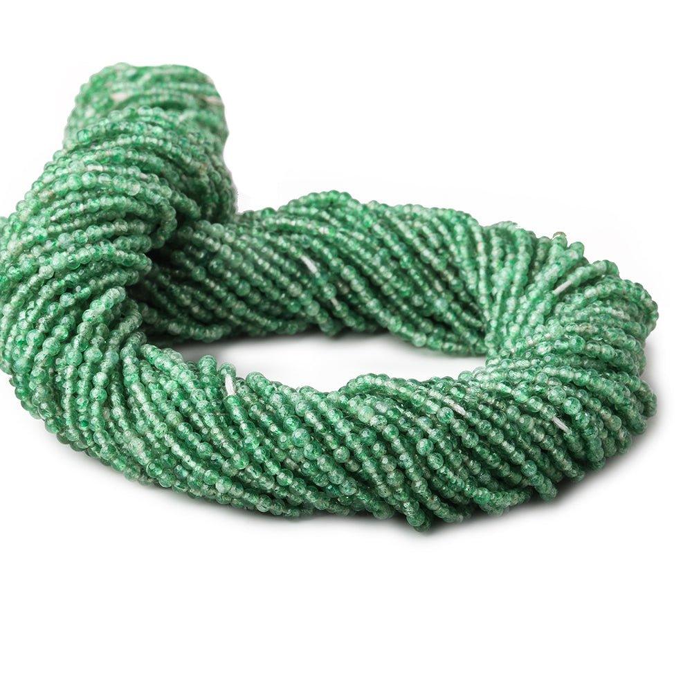 2mm Emerald Green Aventurine Plain Round Beads, 15 inch - The Bead Traders