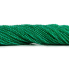 2mm Green Onyx Microfaceted Rounds 12 inch 145 beads - The Bead Traders