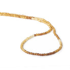 2mm Hessonite Garnet Plain Round Beads, 15 inch - The Bead Traders