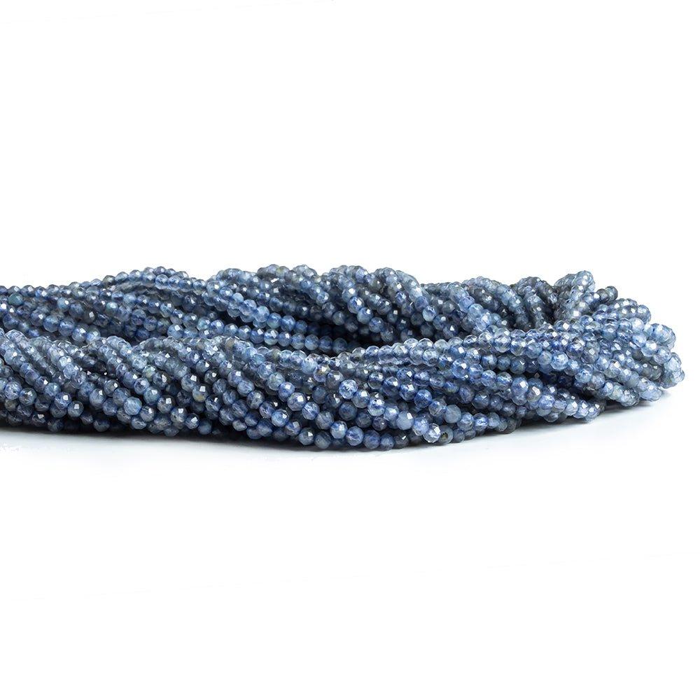 2mm Iolite Micro Faceted Round Beads 12.5 inch 170 pieces - The Bead Traders
