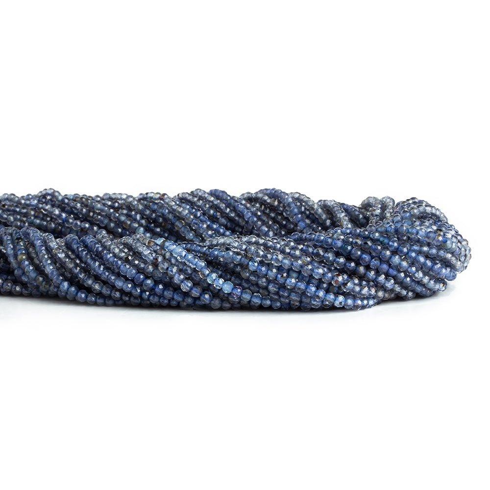 2mm Iolite Micro Faceted Round Beads 13 inch 168 pieces - The Bead Traders