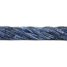 2mm Iolite Microfaceted Rounds 12 inch 175 beads - The Bead Traders