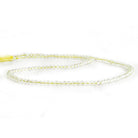 2mm Lemon Quartz Microfaceted Round Beads 12 inch 140 pieces - The Bead Traders