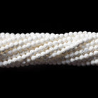 2mm Matte Magnesite Micro Faceted round beads 13 inch 180 pieces - The Bead Traders