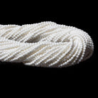 2mm Matte Magnesite Micro Faceted round beads 13 inch 180 pieces - The Bead Traders