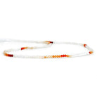 2mm Mexican Fire Opal Microfaceted Round Beads 12 inch 200 pieces - The Bead Traders