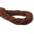 2mm Multi Color Tiger's Eye microfaceted round beads 13 inch 175 pieces - The Bead Traders