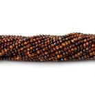 2mm Multi Color Tiger's Eye microfaceted round beads 13 inch 175 pieces - The Bead Traders