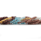 2mm Multi-Gemstone Beads Plain Round Beads - The Bead Traders