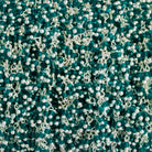 2mm Mystic Blue Quartz Round Silver Dangle Chain 130 beads - The Bead Traders