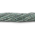 2mm Mystic Green Topaz micro faceted rondelle beads 13 inch 180 pieces - The Bead Traders