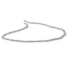 2mm Mystic Platinum Grey Topaz micro faceted rondelle beads 13 inch 180 pieces - The Bead Traders