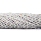 2mm Pale Cape Amethyst microfaceted round beads 13 inch 170 pieces - The Bead Traders