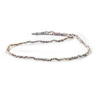 2mm Peacock Platinum Mystic Quartz micro faceted rondelles 13 inches 215 beads - The Bead Traders