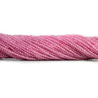 2mm Pink Quartz Microfaceted Rounds 12 inch 140 beads - The Bead Traders