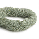 2mm Prehnite micro faceted rondelle beads 13 inch 175 pieces - The Bead Traders
