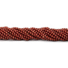 2mm Red Jasper Plain Round Beads, 15 inch - The Bead Traders
