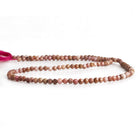 2mm Rhodonite Microfaceted Round Beads 12 inch 140 pieces - The Bead Traders