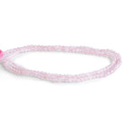 2mm Rose Quartz Microfaceted Rounds 12 inch 150 beads - The Bead Traders