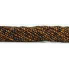 2mm Tiger's Eye Microfaceted Rounds 12 inch 140 beads - The Bead Traders