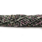 2mm Watermelon Tourmaline micro faceted round beads 12.5 inch 160 pieces - The Bead Traders