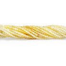 2mm Yellow Opal Micro Faceted Round Beads 13 inch 160 pieces - The Bead Traders
