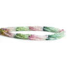 3-3.5mm Afghani Tourmaline Faceted Rondelle Beads 14 inch 180pcs - The Bead Traders