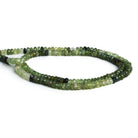 3-4mm Blue-Green Tourmaline Faceted Rondelles 14 inch 145 beads - The Bead Traders
